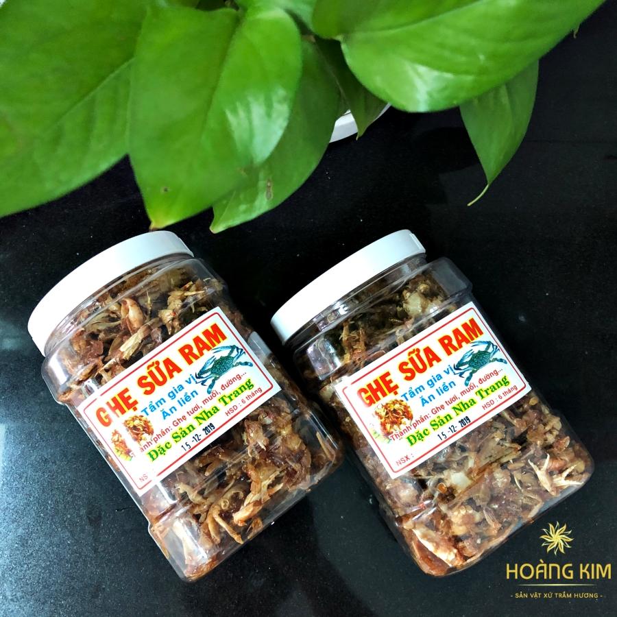 2 hũ Ghẹ sữa ram Nha Trang 500g