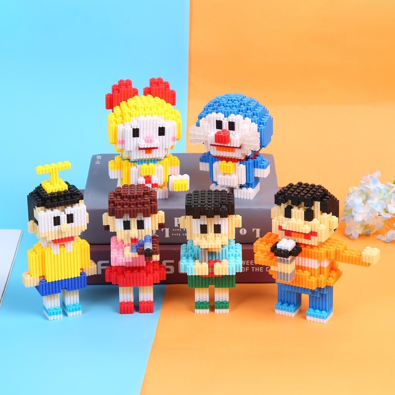 Mô Hình Hoạt Hình Doraemon - Đồ chơi lắp ghép, Lego Doraemon đủ loại