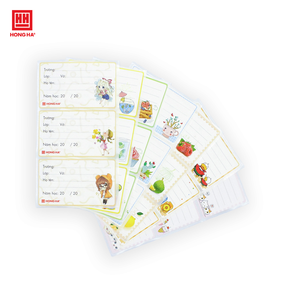 5 Tập Nhãn Vở Cấp II Hồng Hà - 3478