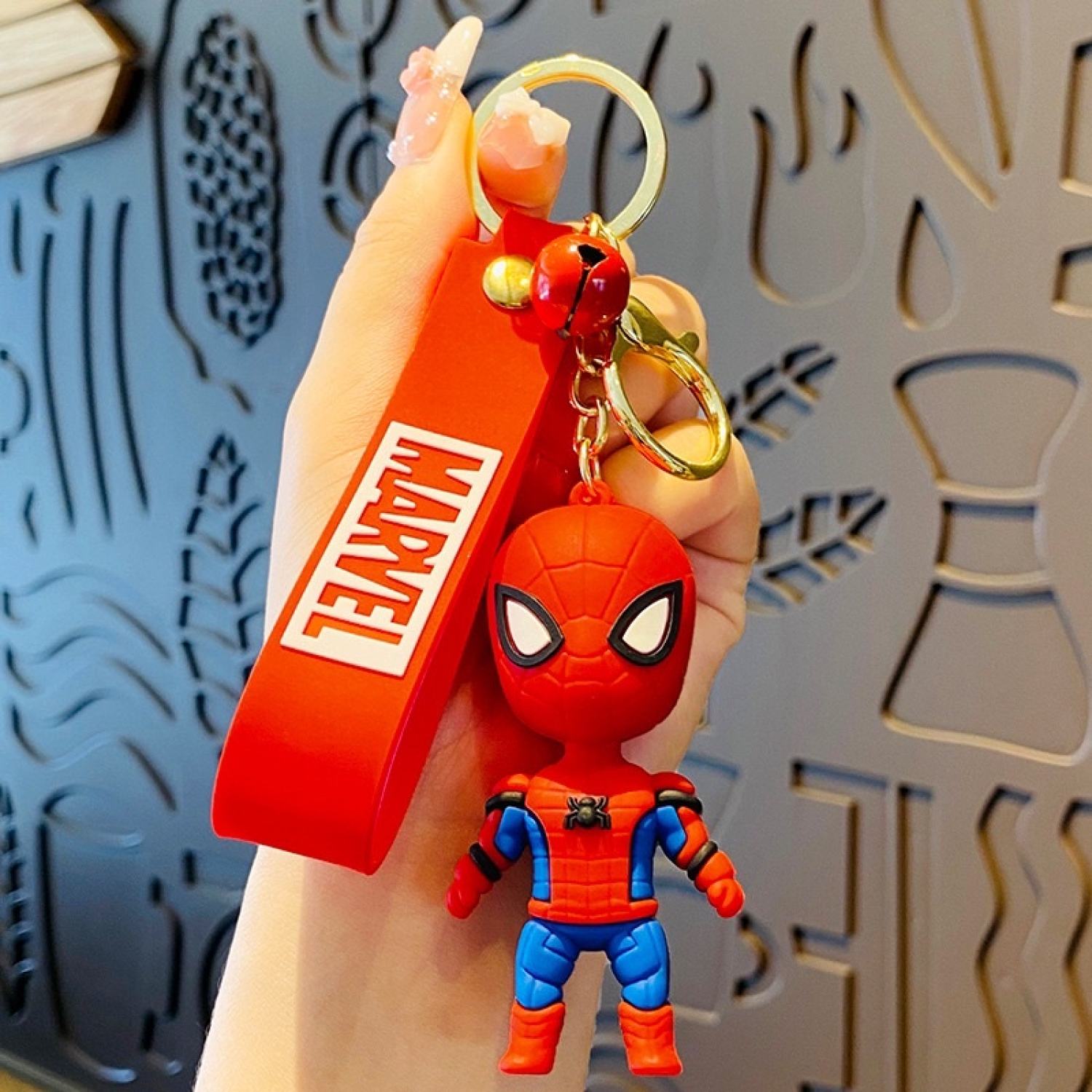 Móc khoá Marvel Avenger siêu anh hùng , Phụ kiện móc khoá túi xách Marvel Avenger , móc khoá xe máy , ô tô dễ thương