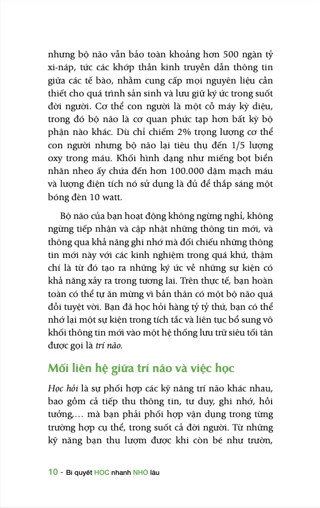 Sách - Bí Quyết Học Nhanh Nhớ Lâu (FN)