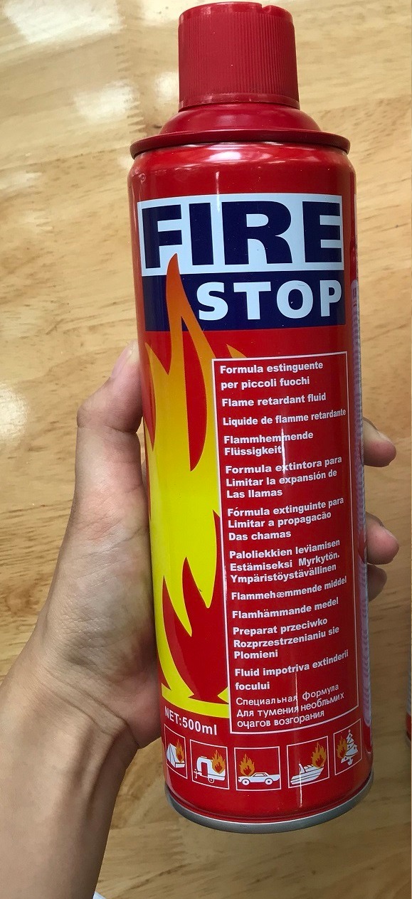 Bình cứu hỏa mini - bình chữa cháy ô tô 500ml