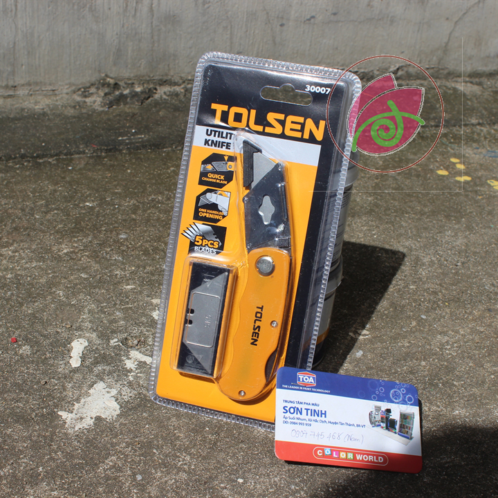Dụng cụ rọc giấy 5 lưỡi tolsen 30007