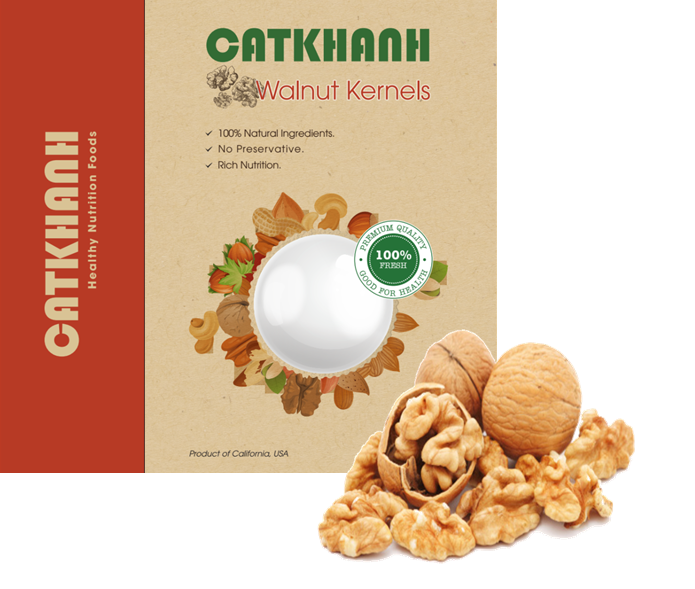 Nhân quả óc chó Cát Khánh 200g