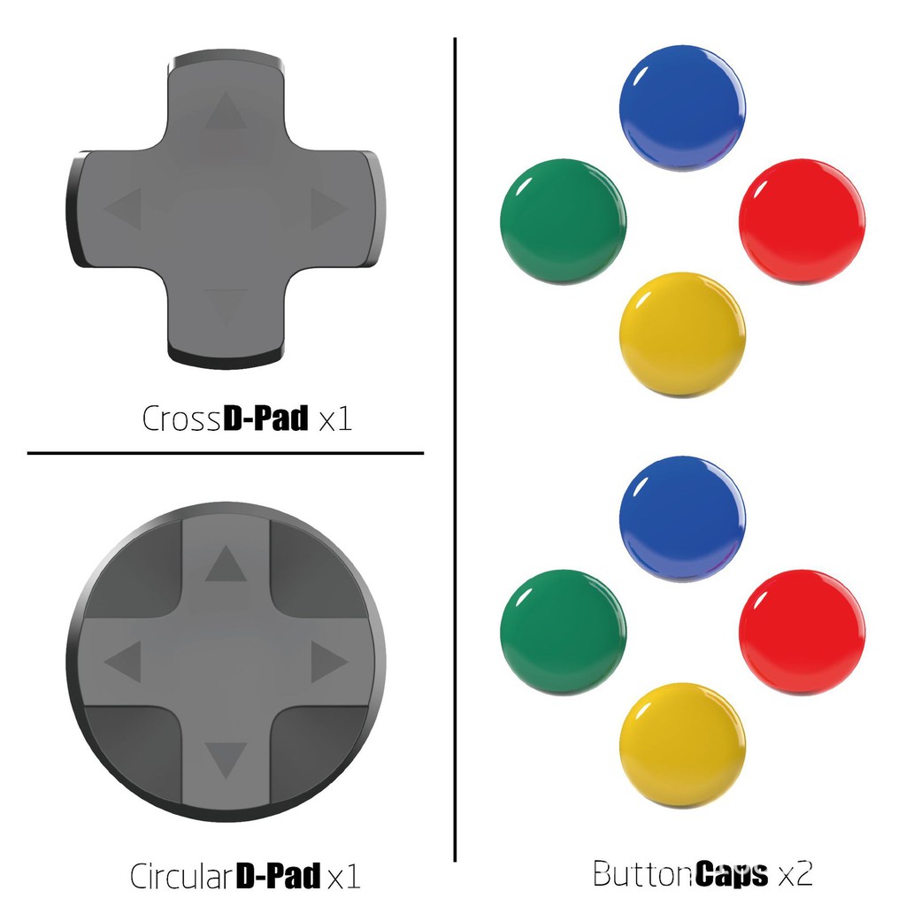 Bộ Nút Skull & Co. D-Pad Button Cap cho tay cầm Joy-Con – Nintendo Switch