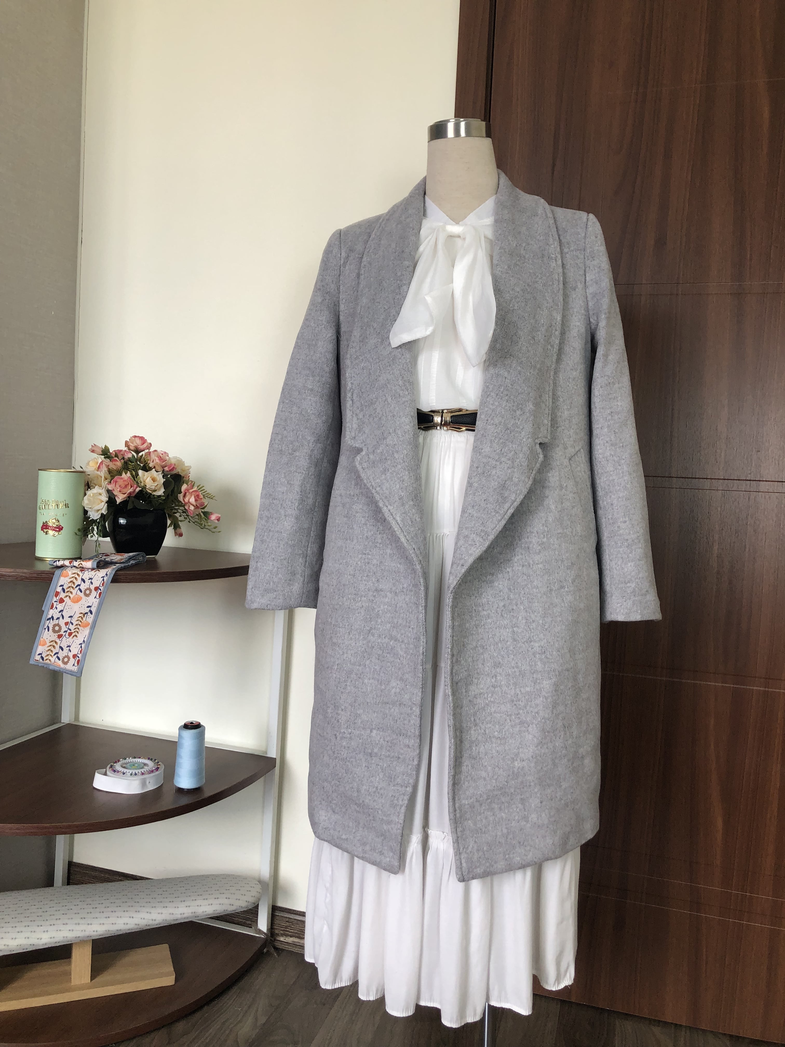 [2Hand] Áo dạ 2 lớp dáng dài cao cấp