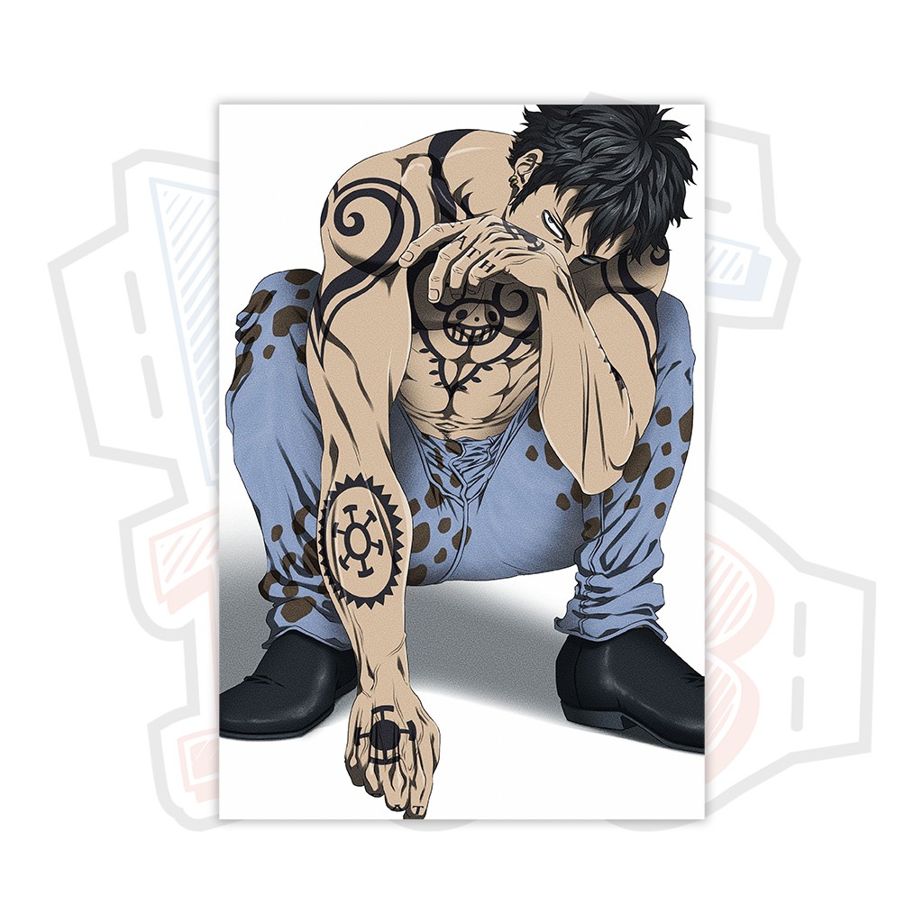 Poster hình law - one piece