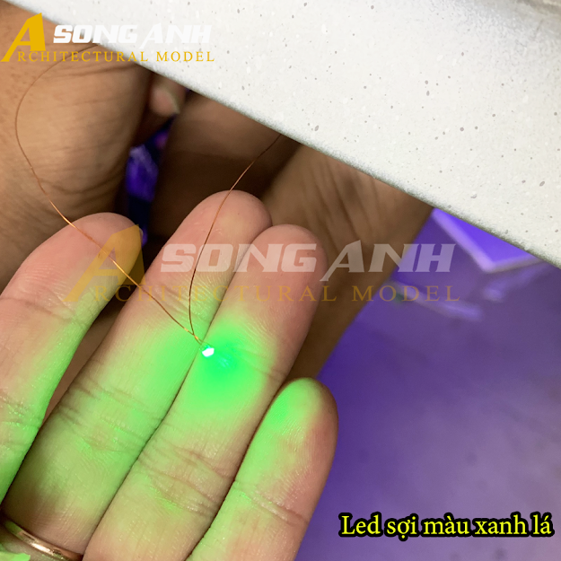 Đèn LED sợi bóng 0603 đã hàn sẵn ( 1 bịch 5 đèn )