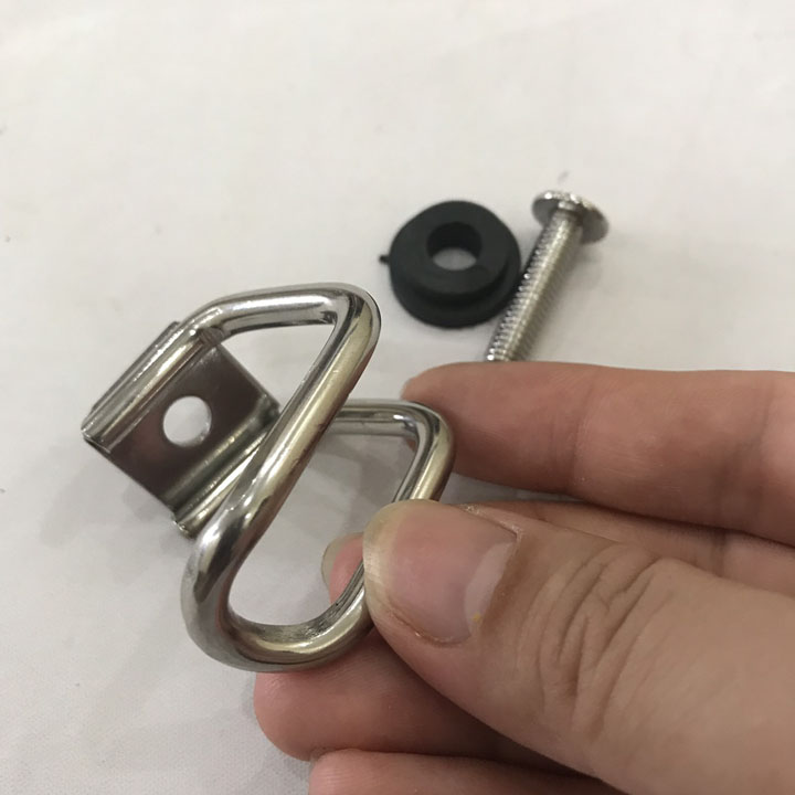 Móc treo đồ inox gắn xe máy
