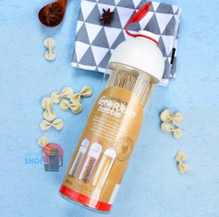 Hộp đựng thực phẩm Interlock Grain Bottle Lock&Lock các dung tích