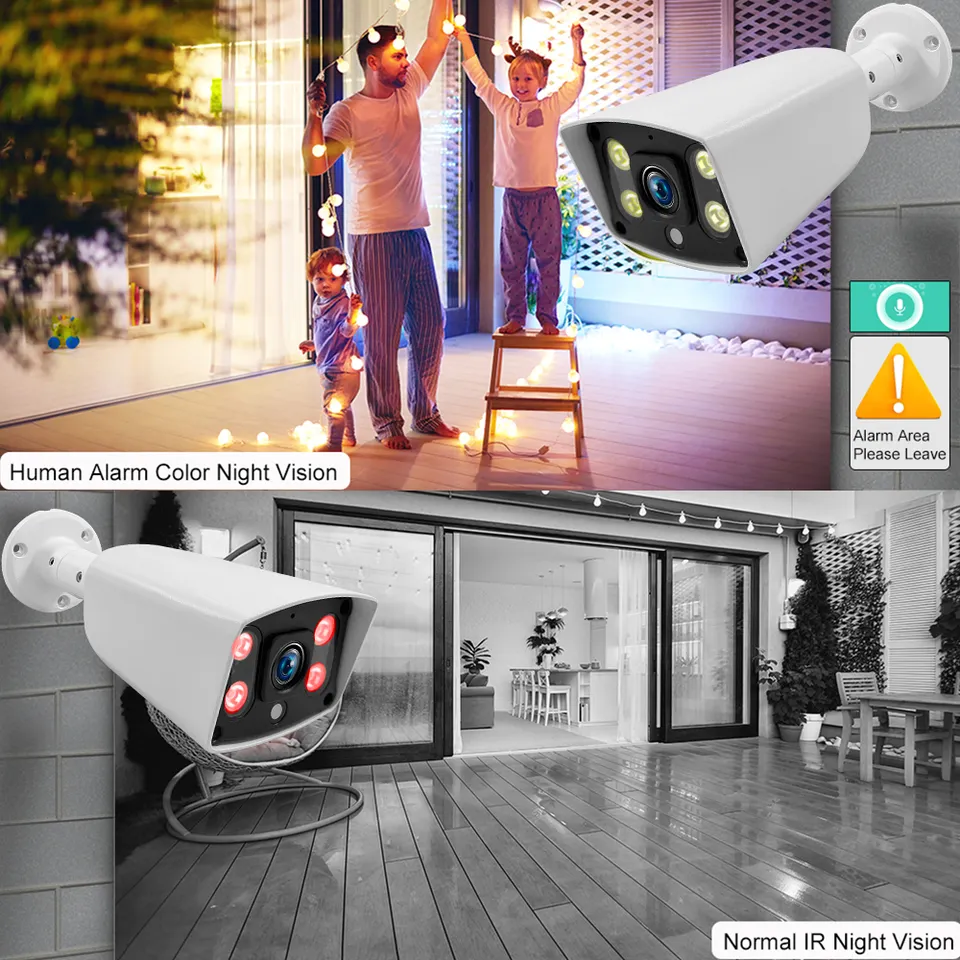 Loosafe 5MP/3MP/4K HD POE Camera Security System Network Camera IP67 Waterproof IP CCTV Camera