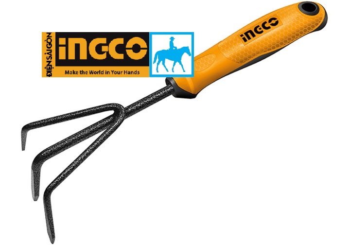 Cây cào đất xới đất làm vườn 300mm INGCO HGT979K