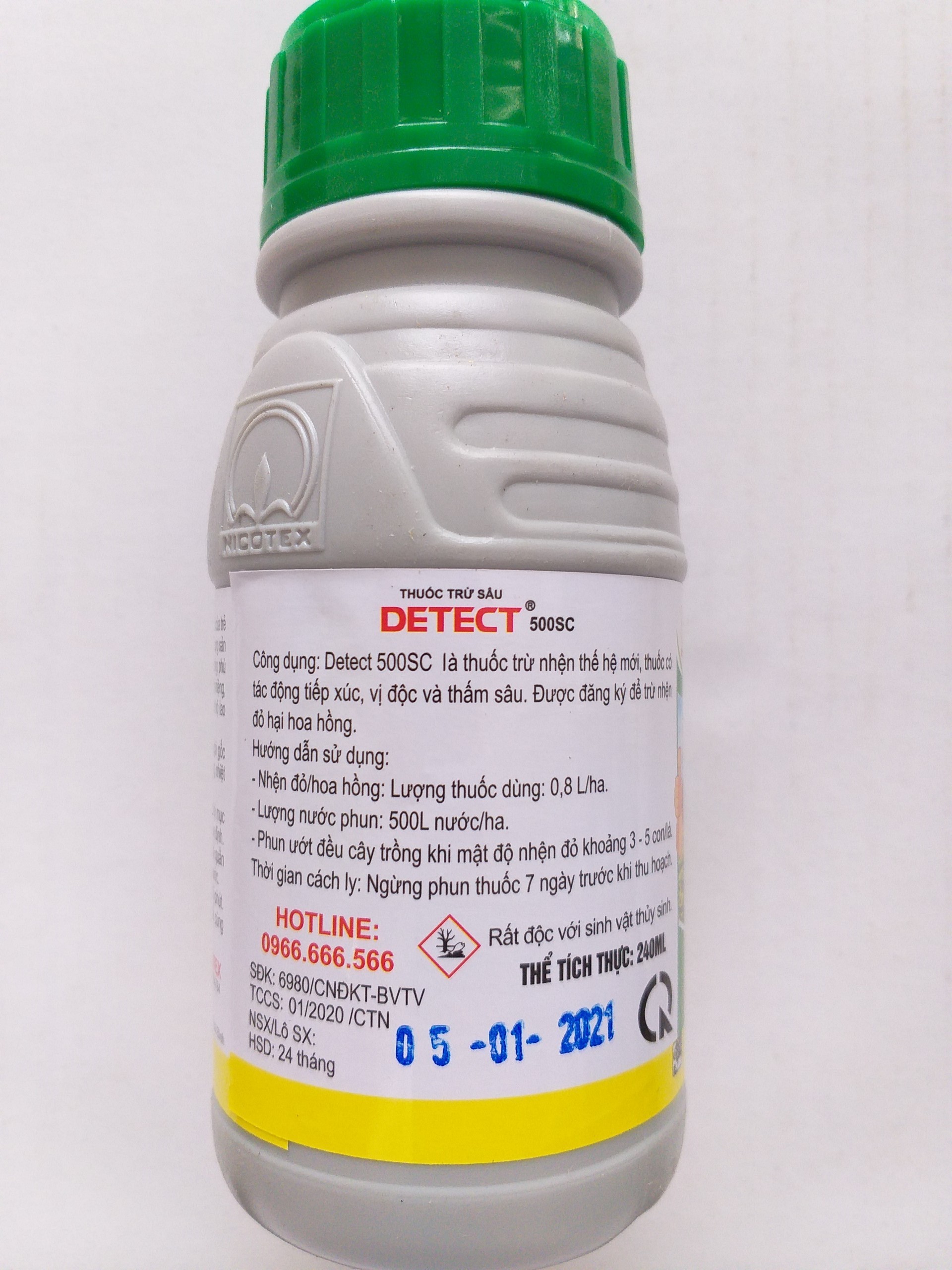 Thuốc diệt trừ nhện đỏ, sâu DETECT 500SC - 240ml