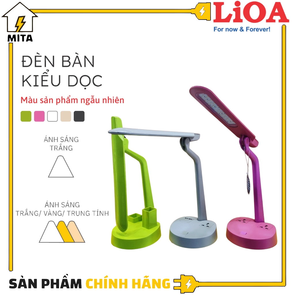 Đèn bàn LED kiểu dọc LiOA - MITA