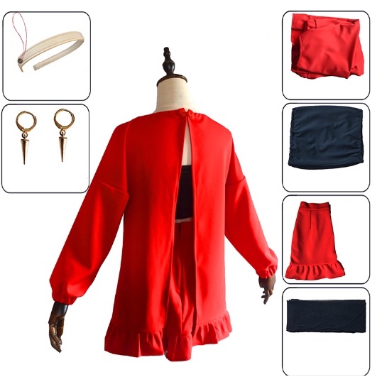 Đầm Hóa Trang Công Chúa Yor Forger Thời Trang Halloween Cho Nữ