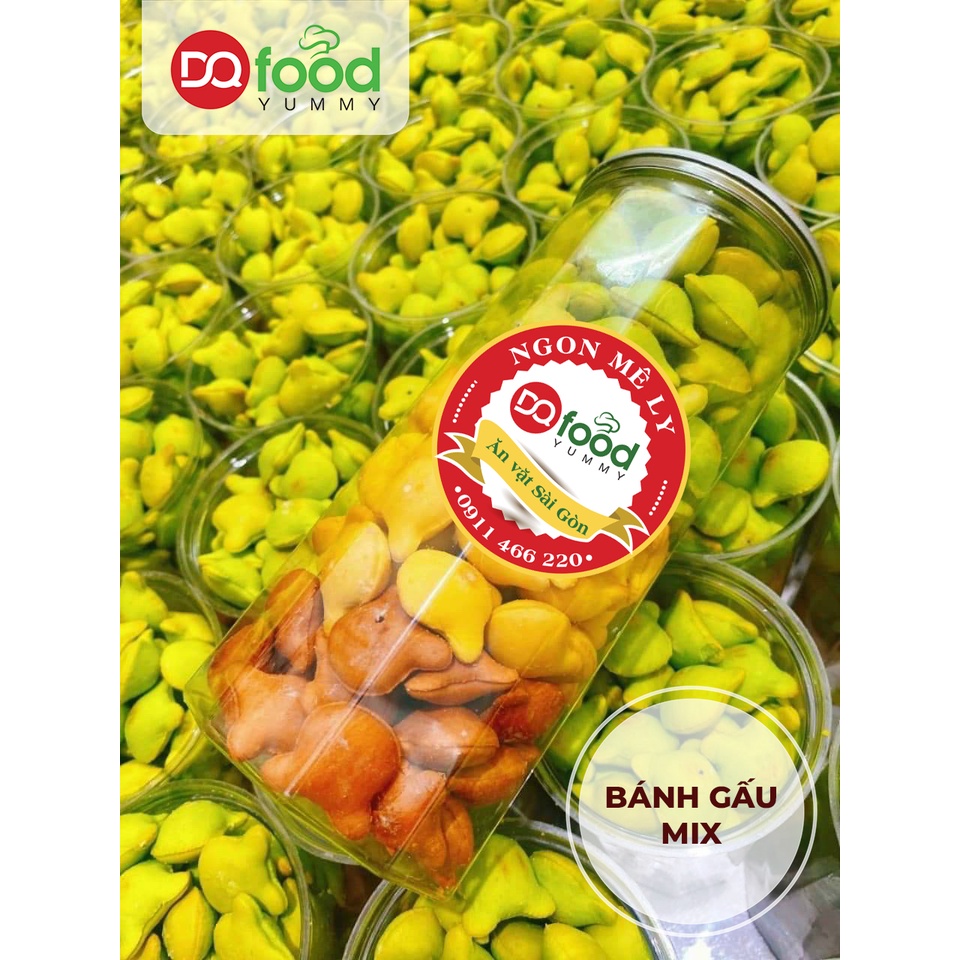 Bánh Gấu nhân kem ba tầng 400g