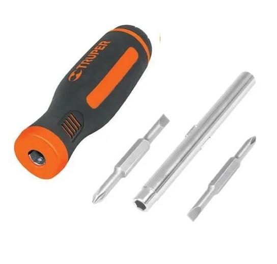 Tô vít 4 đầu, có từ Truper - 14200