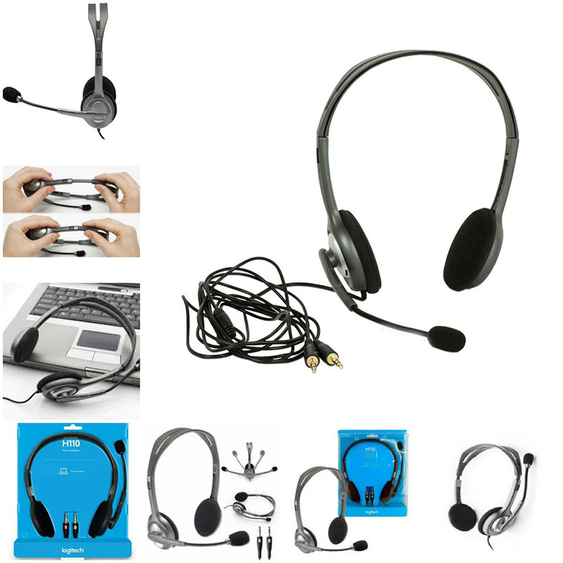 Tai Nghe Logitech H110 for computer, hàng chính hãng