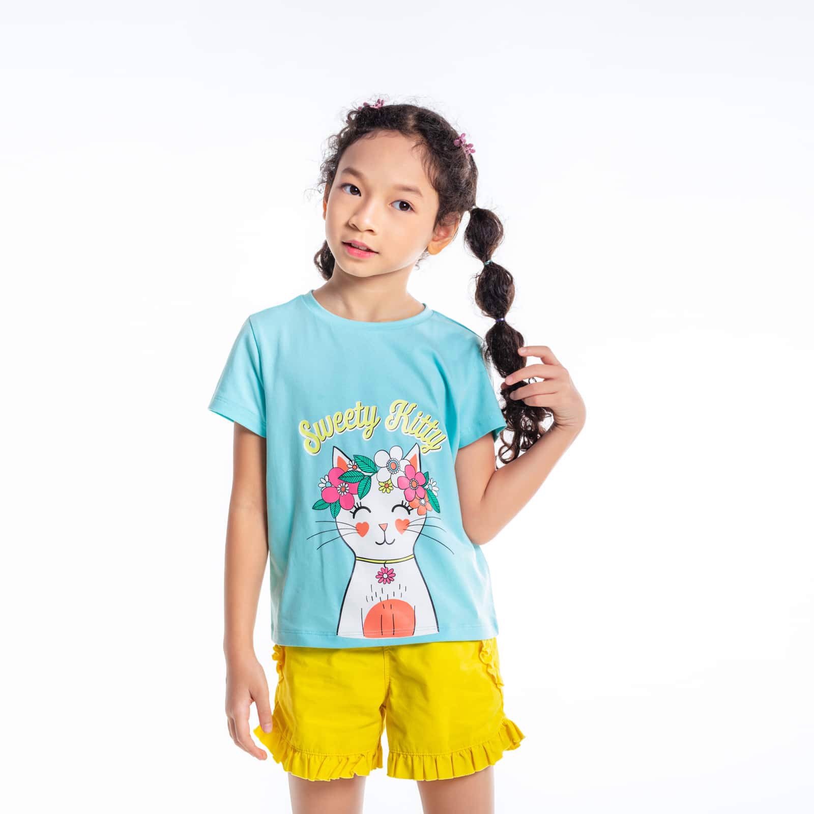 Quần bé gái-Ruffle Pull-On
