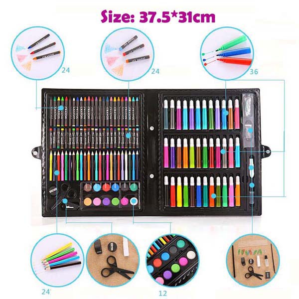 bộ bút mầu 150 chi tiết