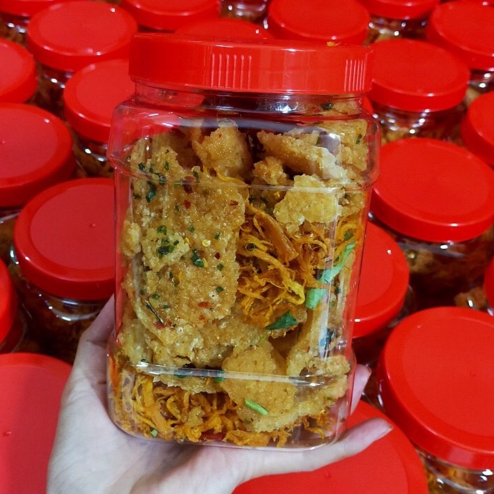 [HCM]Cơm cháy nước mắm lắc khô gà hủ 500gr