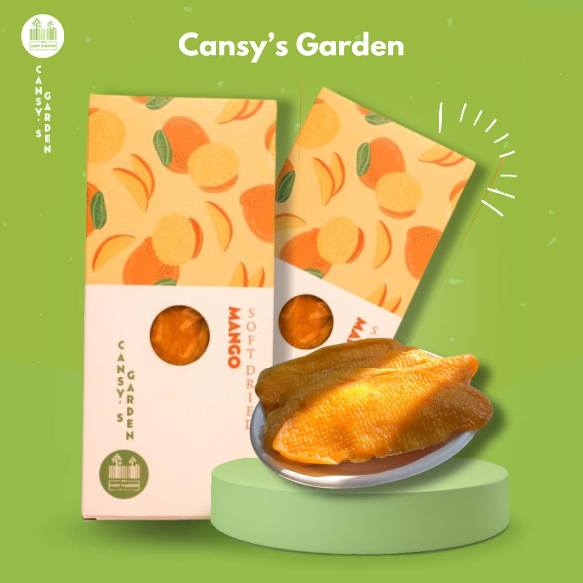 Xoài sấy dẻo - soft dried mango 180gr