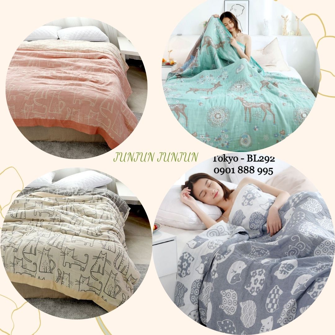 (2)TH Chăn Xô Organic Cotton Dòng Phổ Thông/Basic