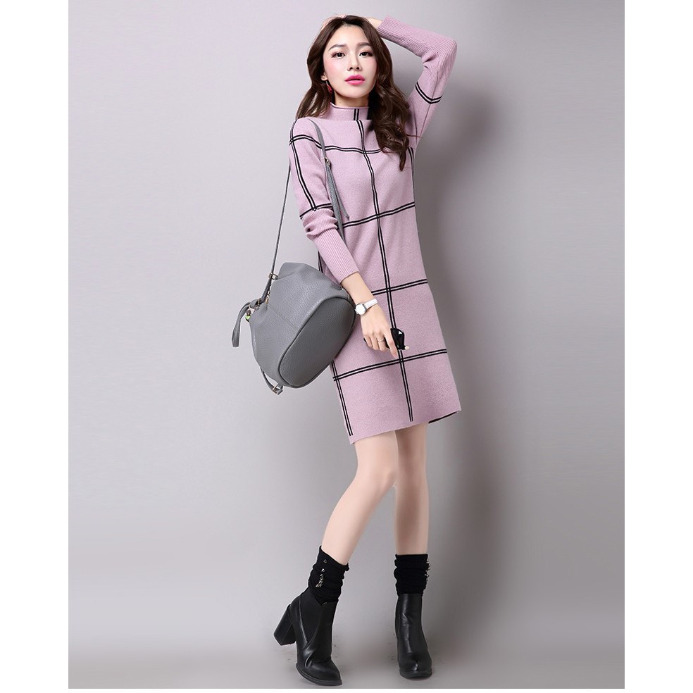 ĐẦM LEN KẺ CHẤT SIÊU ĐẸP