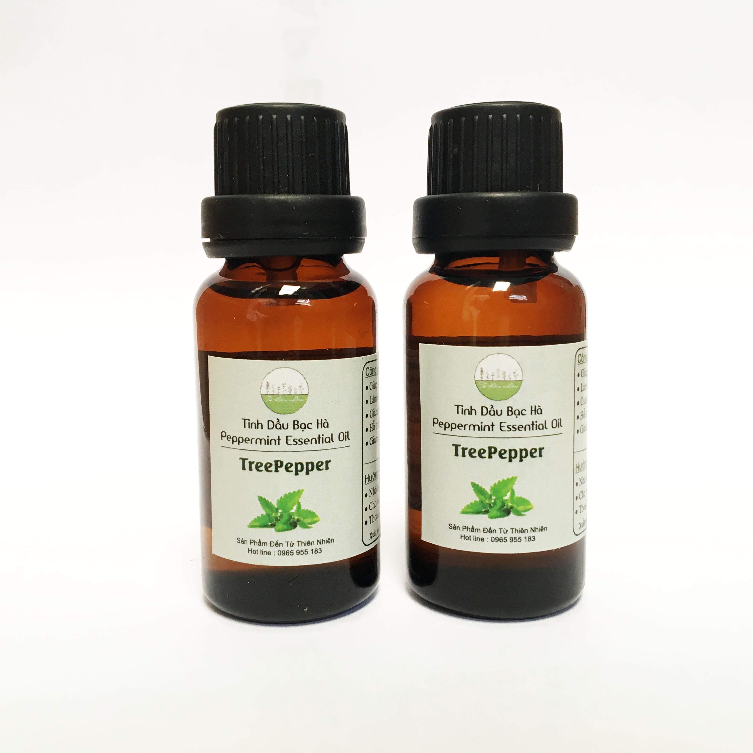 [HCM]Combo 2 Chai Tinh Dầu Bạc Hà 40ml (20ml+20ml) tuthiennhien