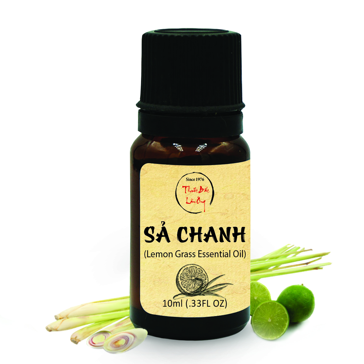 Tinh dầu Sả Chanh 20ml, đuổi muỗi, côn trùng, xông phòng, thiên nhiên nguyên chất