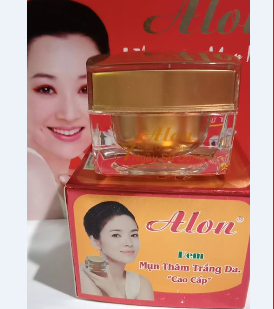 Kem mụn - thâm - trắng da cao cấp Alon 17g