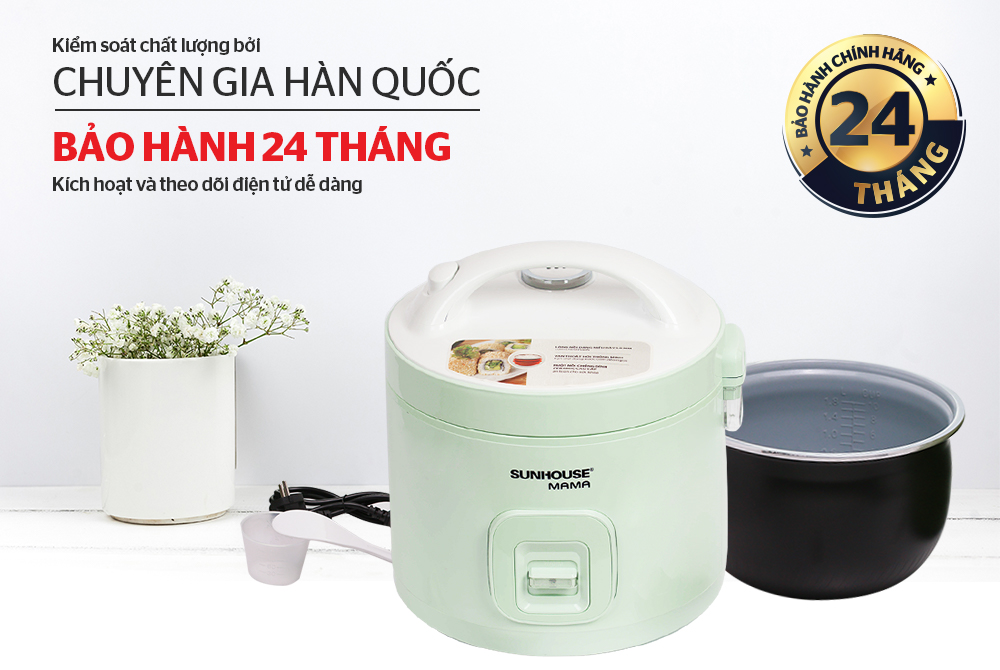 Nồi cơm điện 1.2L SUNHOUSE MAMA SHD8265B