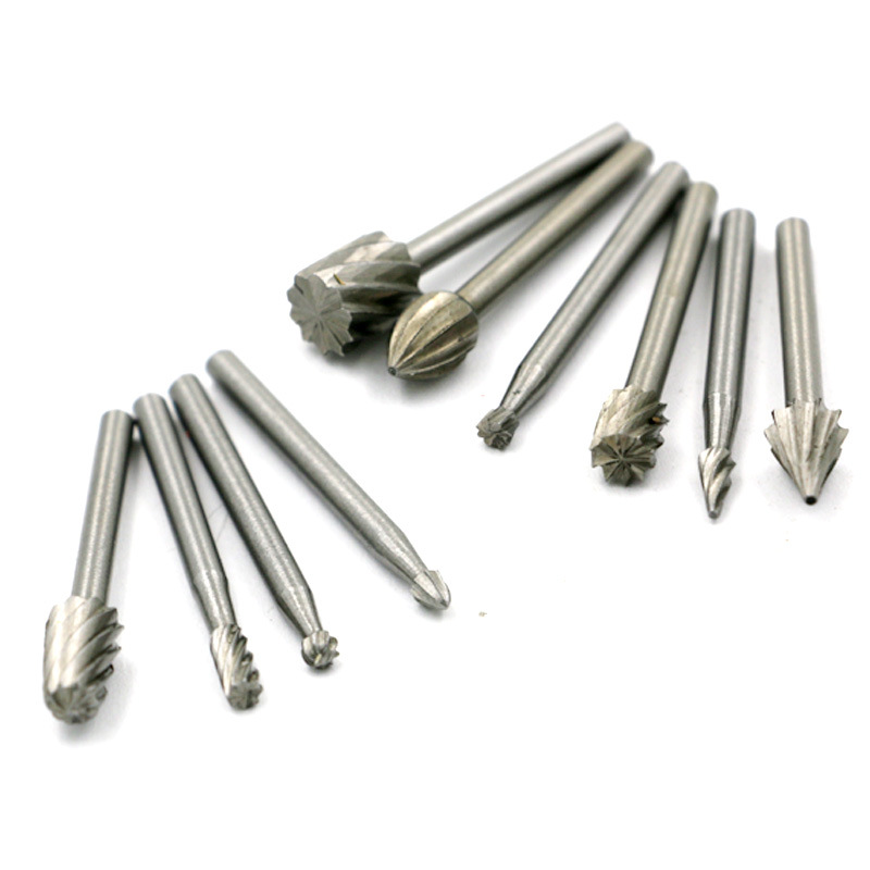 Bộ 10 mũi mài khắc gỗ lũa cốt 3mm