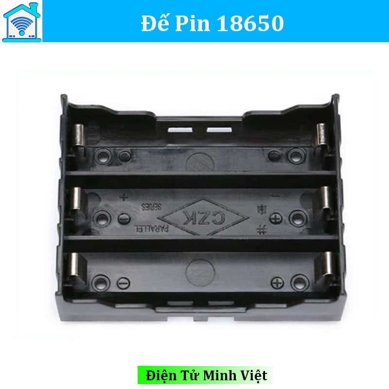Đế Pin 18650 Có Chân Hàn