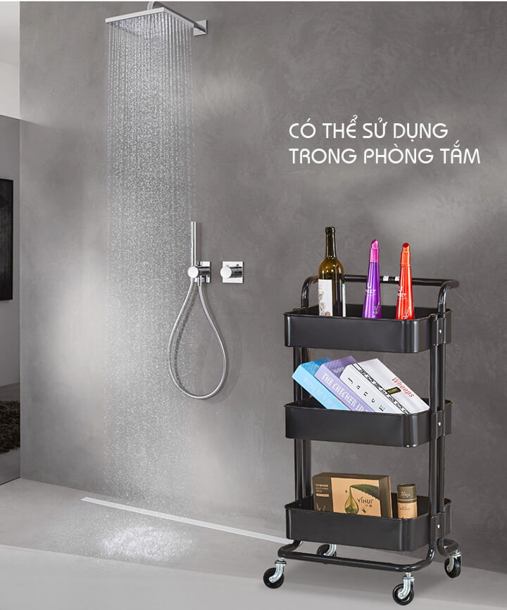 Kệ Để Đồ Đa Năng Có Bánh Xe K02