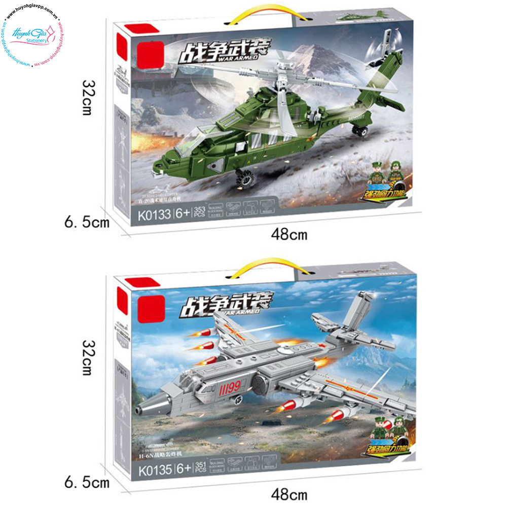 Lego lắp ráp mô hình máy bay chiến đấu (48 x 6,5 x 32cm)
