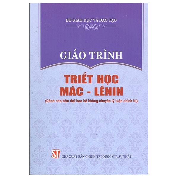 Fahasa - Giáo Trình Triết Học Mác - Lênin (Dành Cho Bậc Đại Học Hệ Không Chuyên Lý Luận Chính Trị)