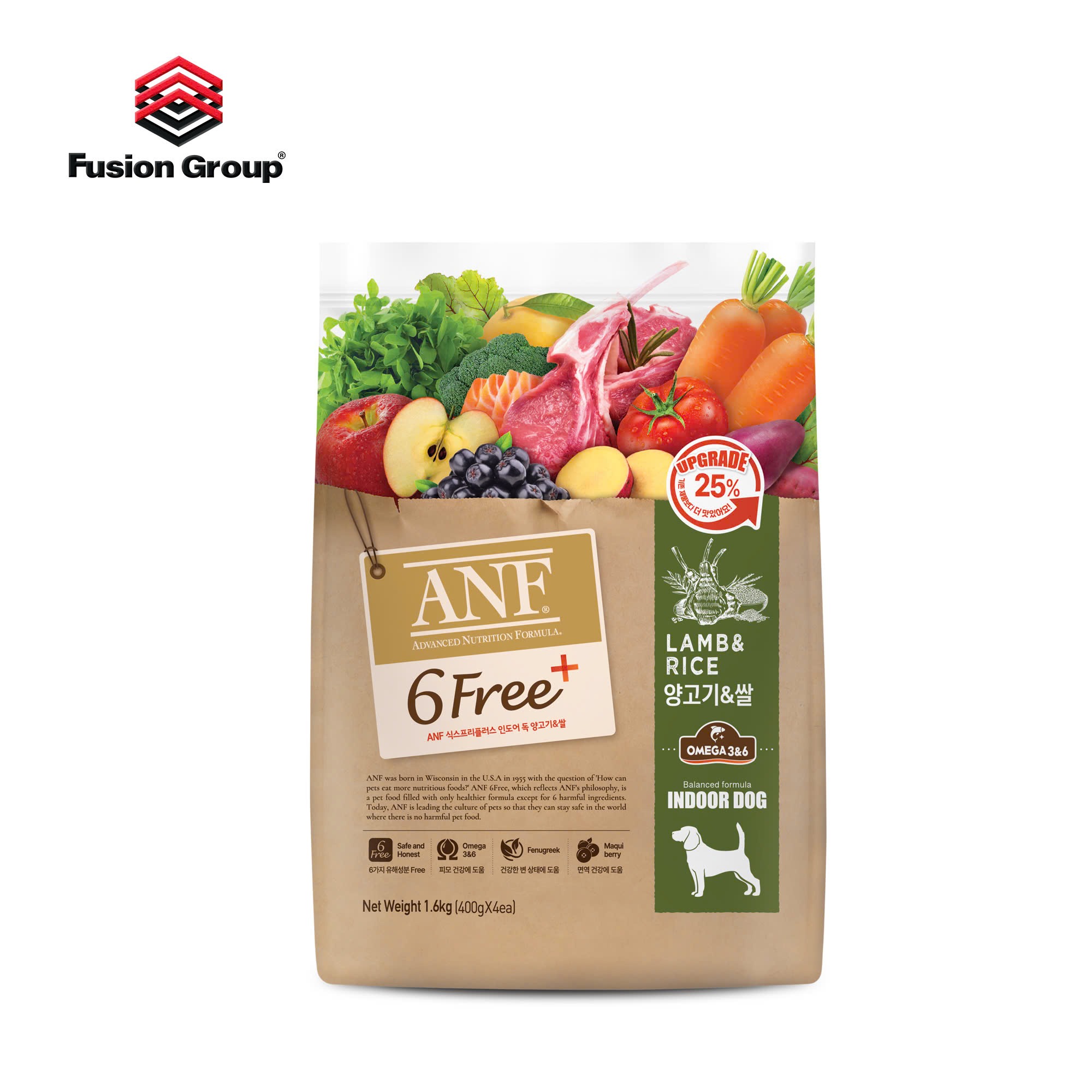 [Bao 5.6KG] Hạt Hữu Cơ Cho Chó ANF PLUS - Hàn Quốc - [Nông Trại Thú Cưng]