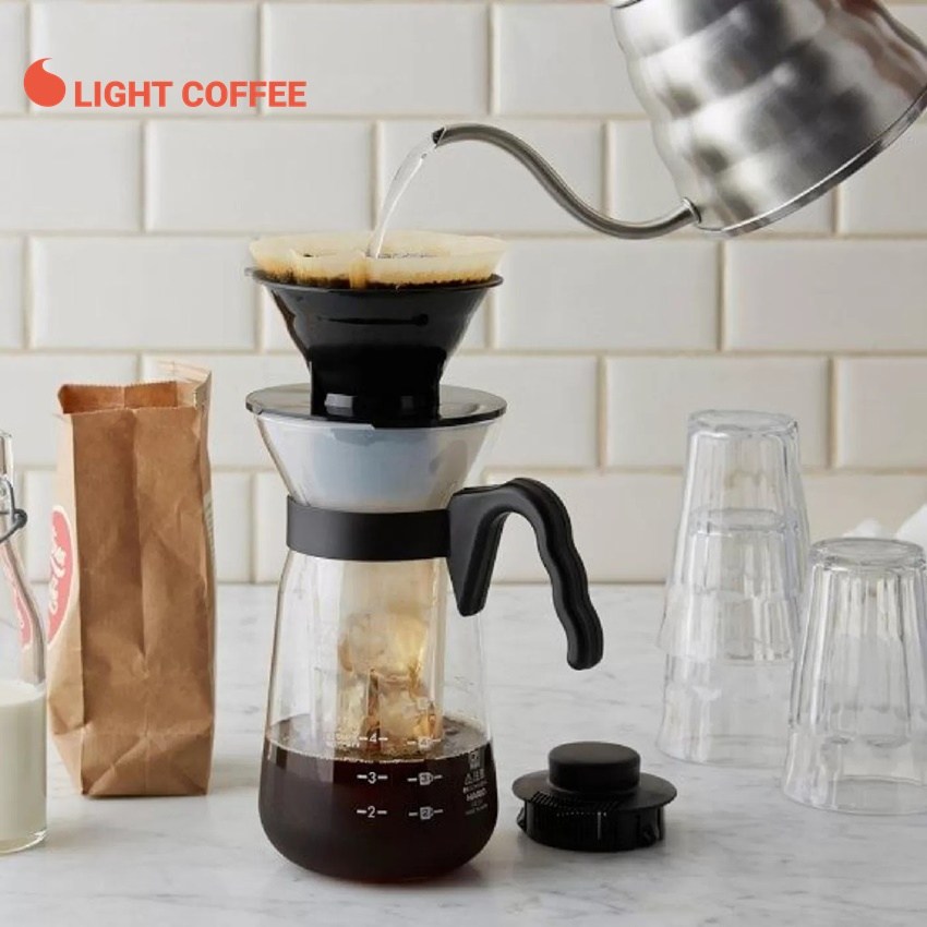 Bình pha cà phê lạnh và nóng Hario 2 in 1 (700ml) - LIGHT COFFEE
