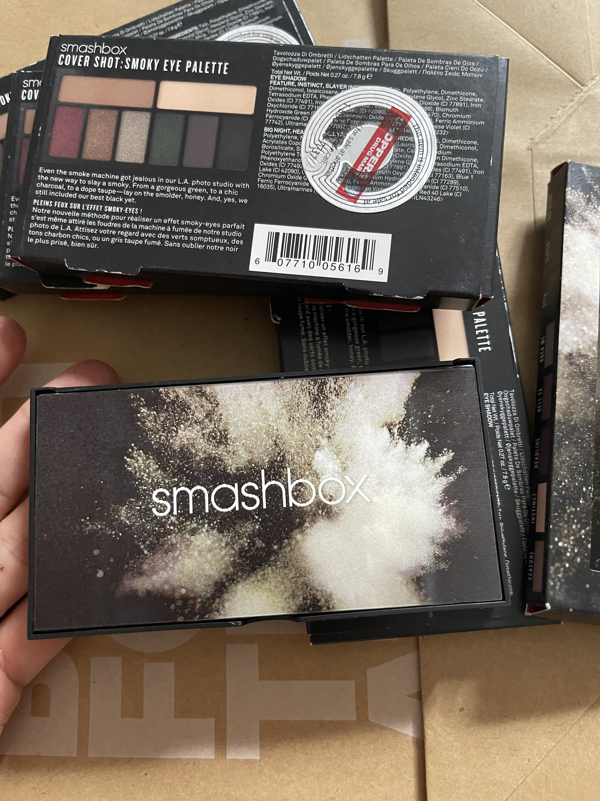 Smashbox phấn mắt smashbox của mỹ smoky eye palette