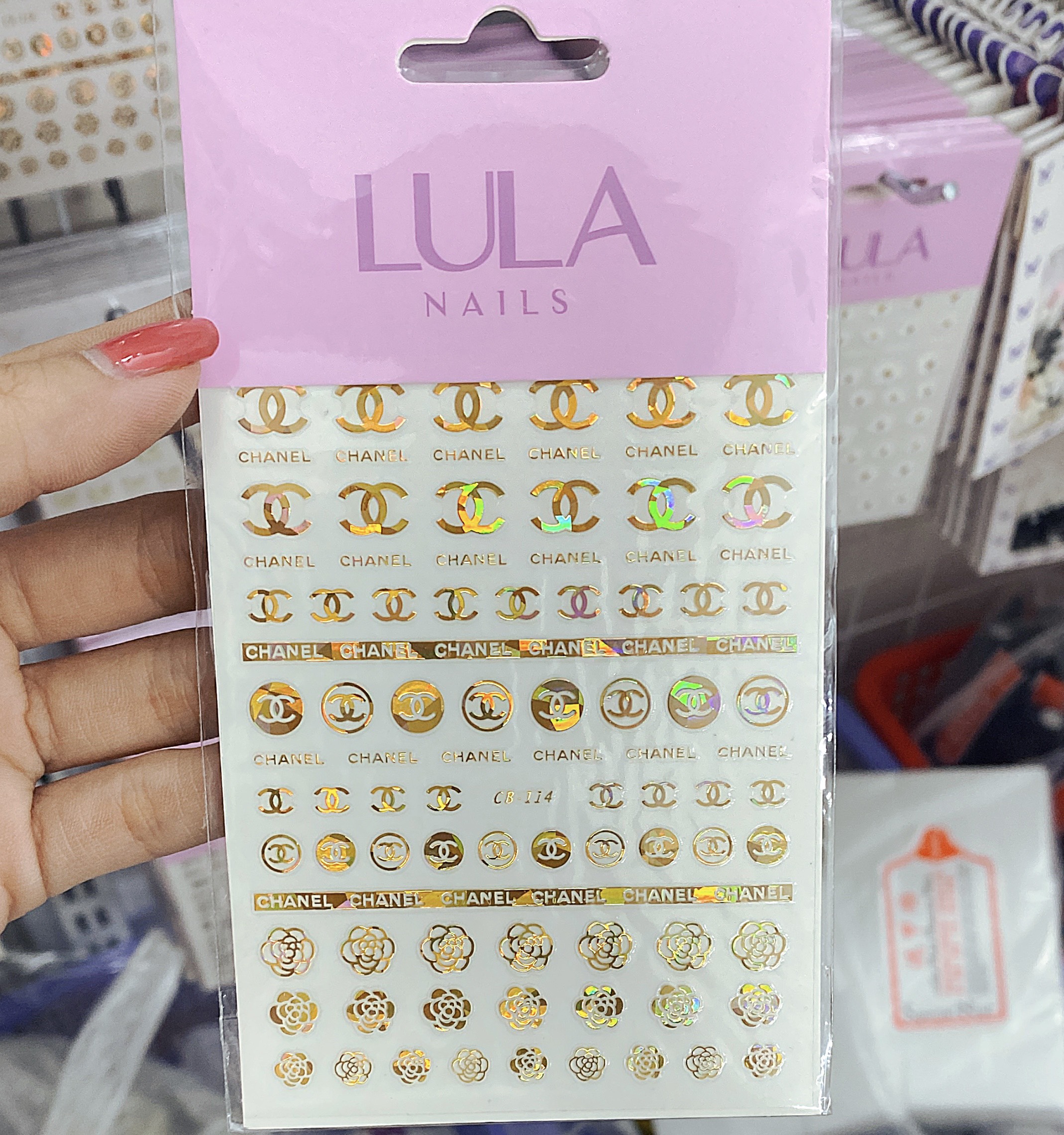 Sticker mẫu mới dán móng tay - Nail 937