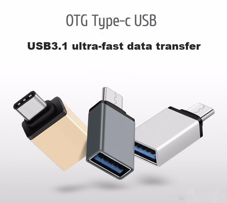 Giắc OTG Type C to USB 3.0 tốc độ cao