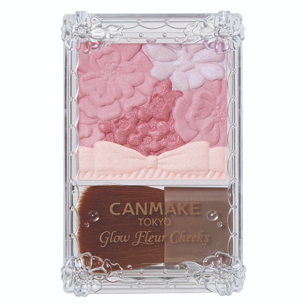 Phấn má hồng Canmake Glow Fleur Cheeks Nhật Bản, có nhũ - 6.3g