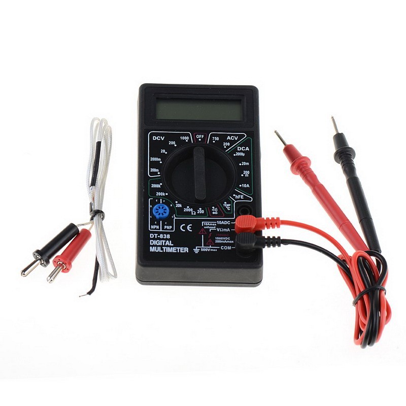 Đồng Hồ Đo Điện Vạn Năng Mini Dt-838