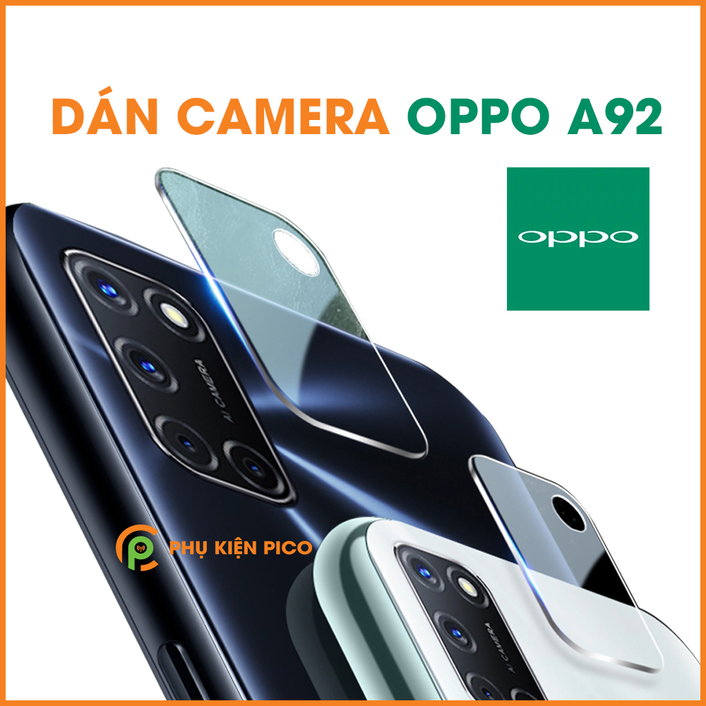 Dán camera Oppo A92 cường lực camera trong suốt độ cứng 7H
