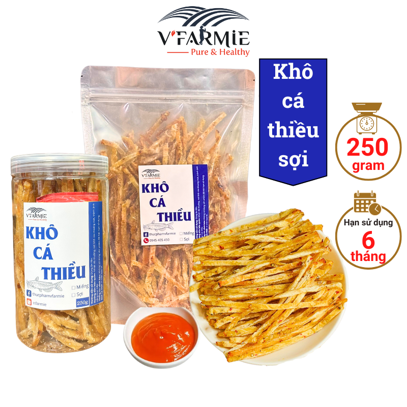 Khô cá thiều cắt sợi 250g thơm ngon