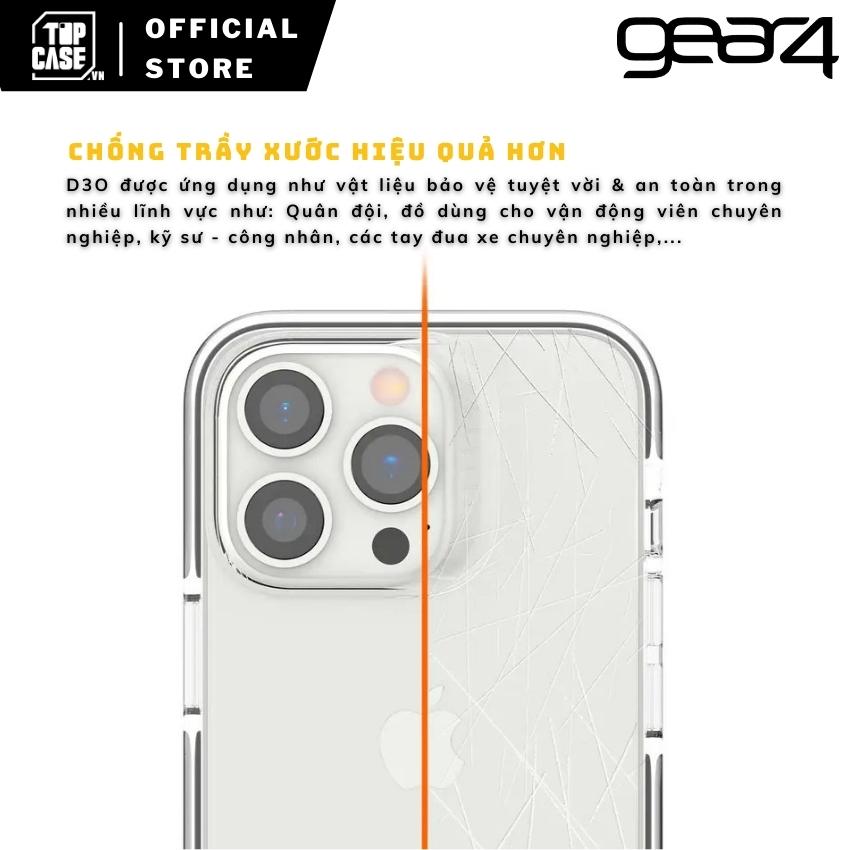 Ốp lưng chống sốc gear4 iphone 12 pro max 12 pro 12 Gear 4 Piccadilly 4m - TCG25 - trong suốt, chống ố vàng, mỏng nhẹ, hỗ trợ sạc không dây, magsafe, chống bám vân tay, chống bám bẩn, bảo vệ camera, ôm sát viền - TopCase VietNam