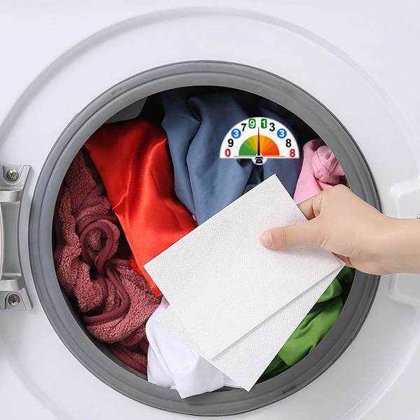Hộp Giấy Giặt hút màu nhuộm Chống Lem Loang màu Quần áo Túi Lưới Giặt Quần Áo