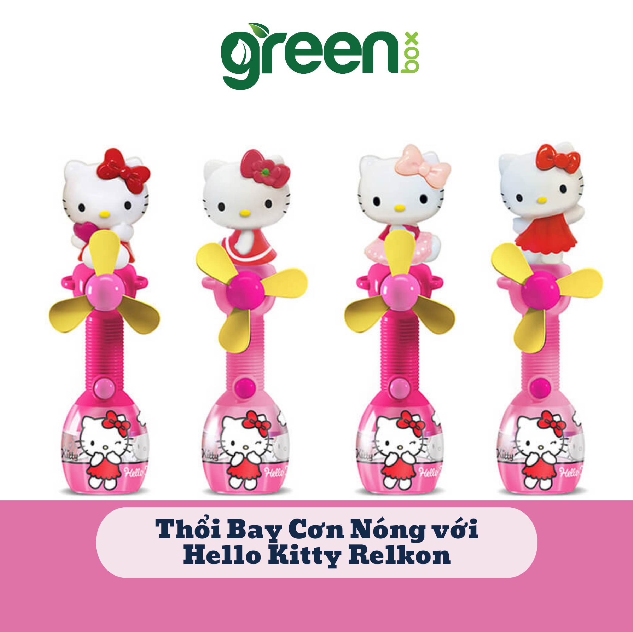 Kẹo Cây Quạt Đồ Chơi Hello Kitty Relkon 50g