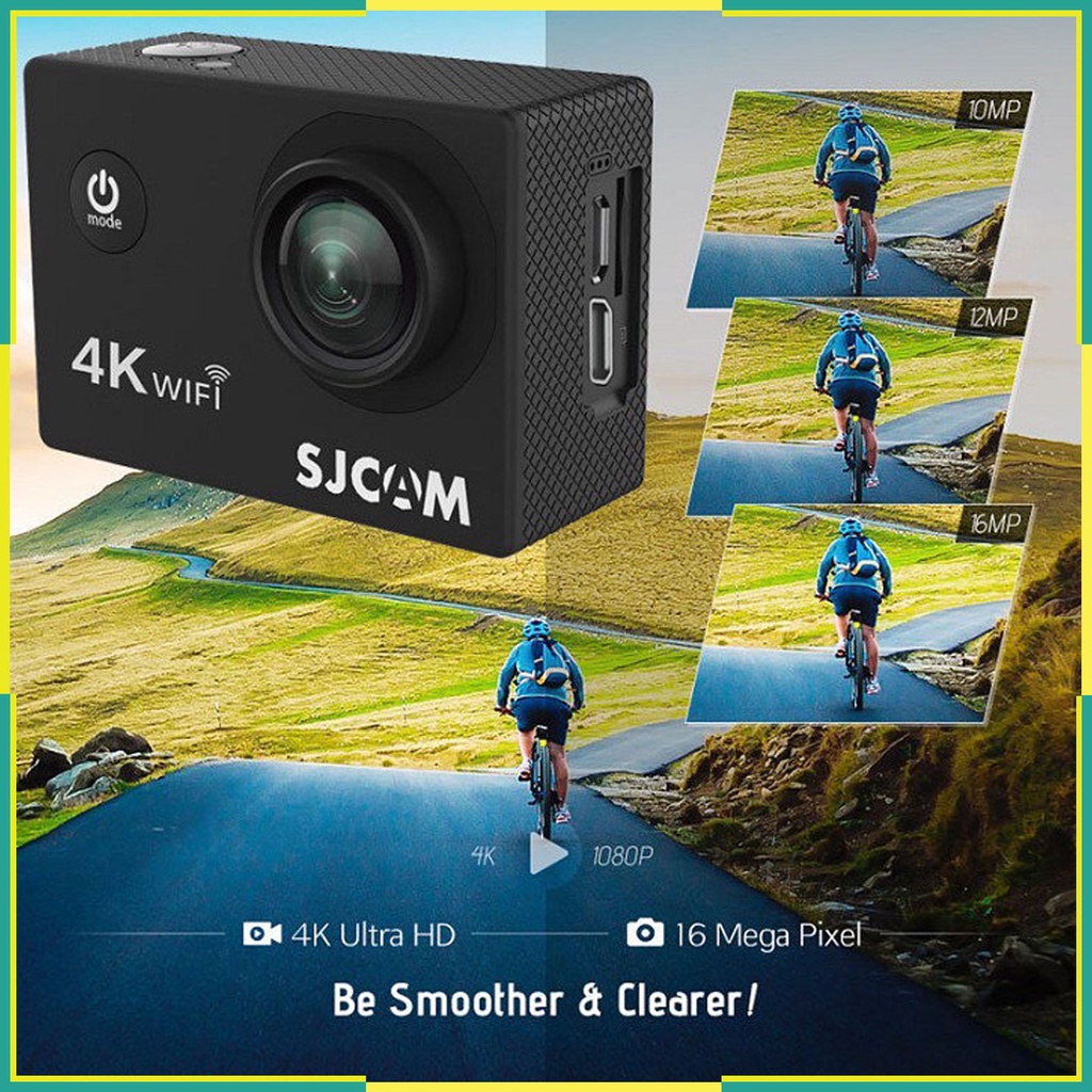 Camera Hành Trình SJCAM SJ4000 AIR 4K Wifi gắn mũ bảo hiểm